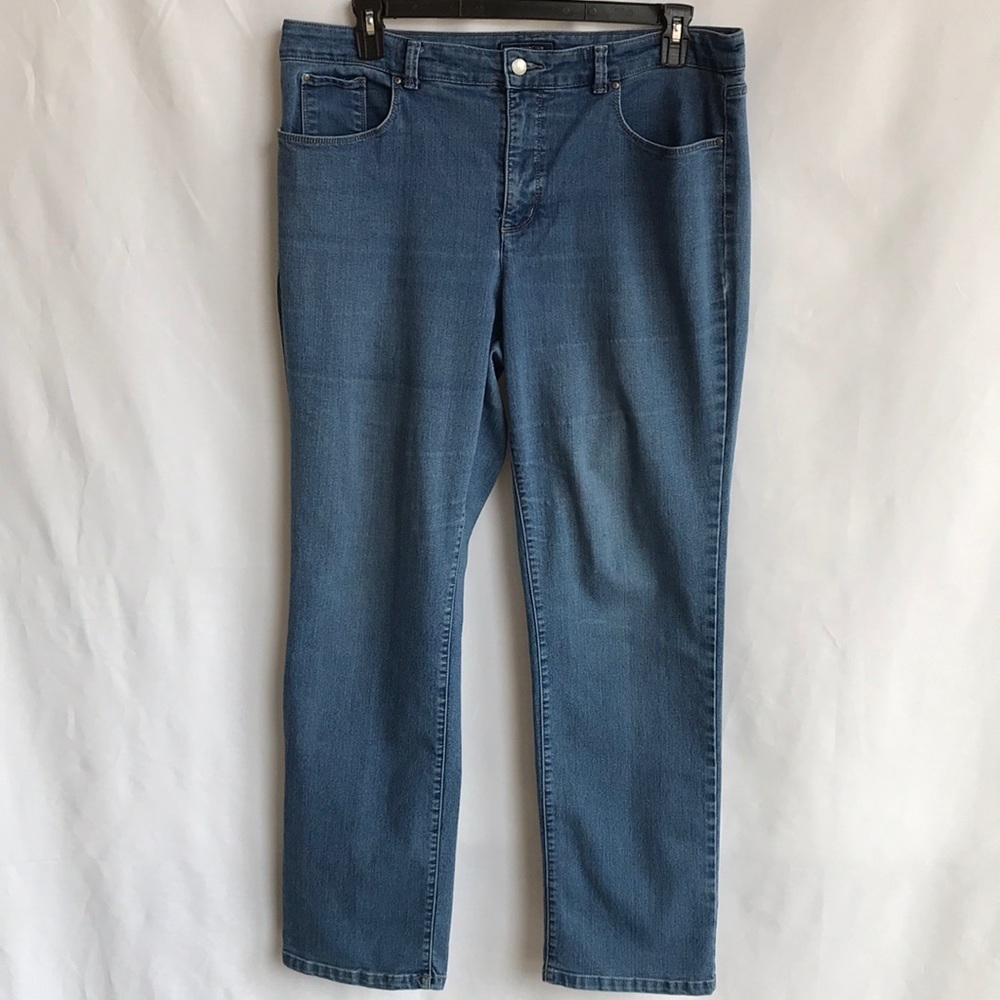 Charter Club Lexington Straight Jeans, Size 18